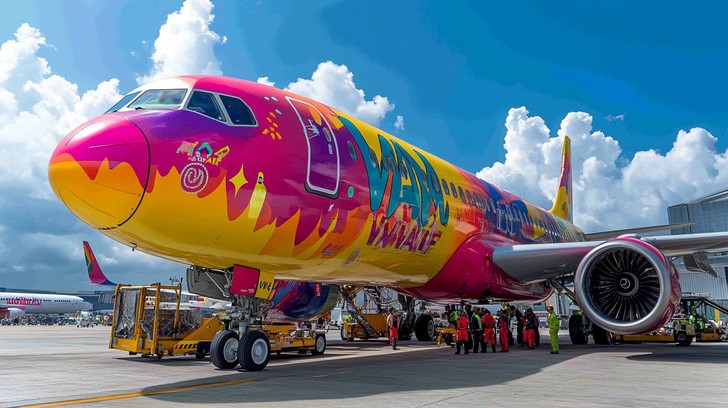 Passenger airplane for global travel
